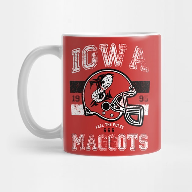 IOWA MAGGOTS (RED) by joeyjamesartworx